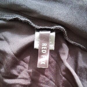 Red Fox Black Zip Up Jacket